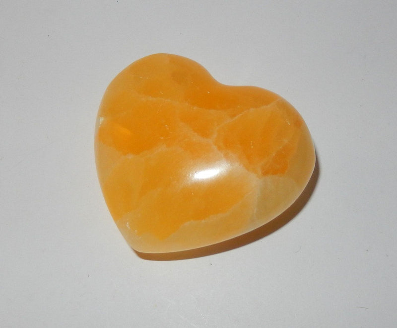 Orange Calcite Heart 2 inches