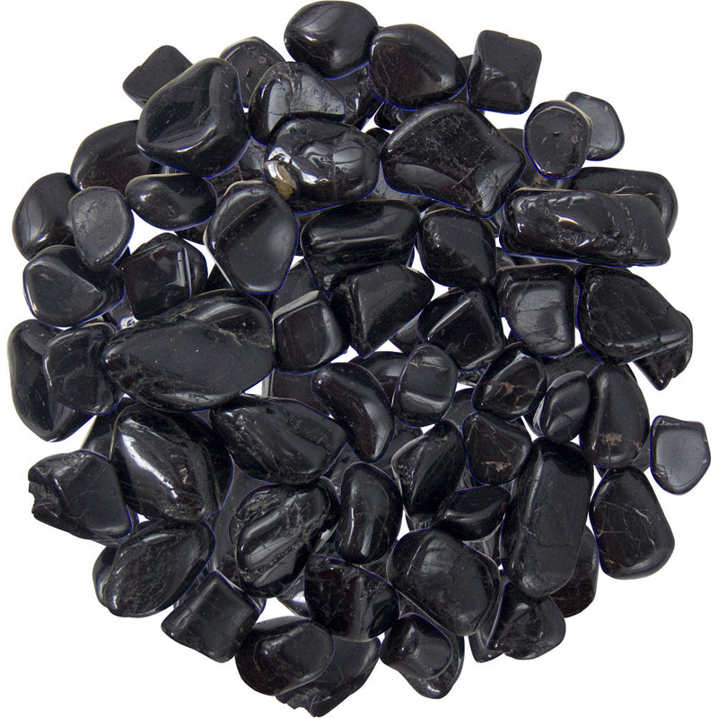 712759 Black Tourmaline Tumbled Stone