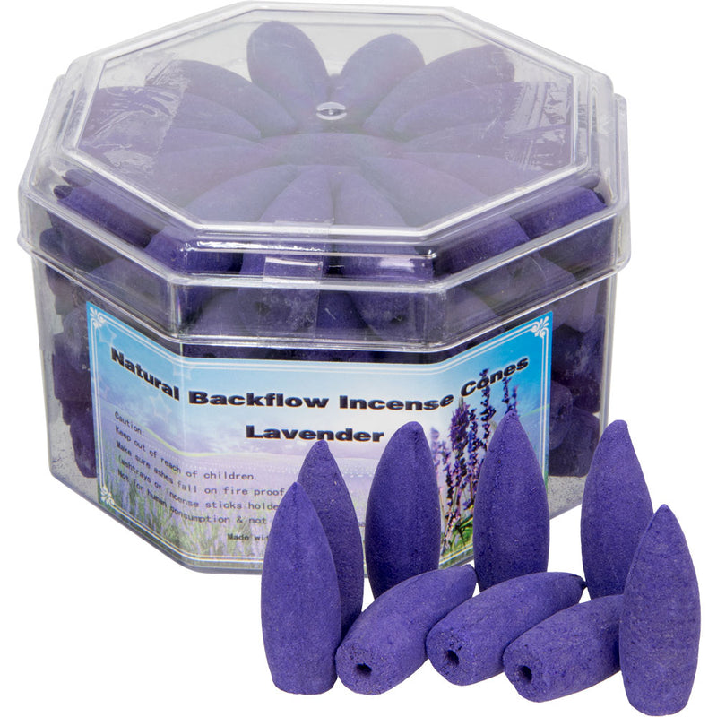Lavender Backflow Cones